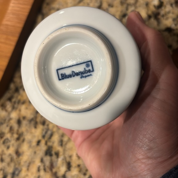 Blue Danube Blue Onion Dolphin Teak Wood Cheese Board - Picture 4 of 6